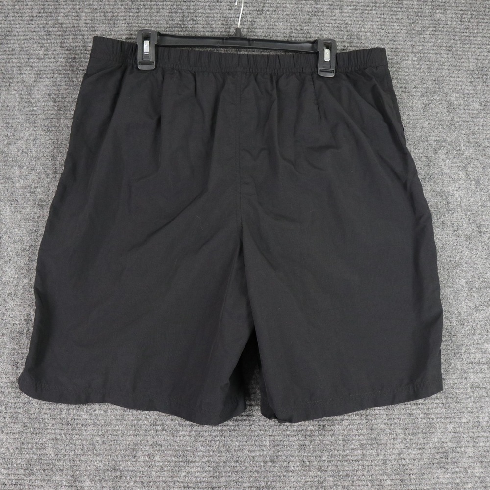 Lands End Swim Shorts Womens 14 Black Nylon Board Shorts Beach Vacation Classic - Picture 3 of 7
